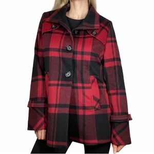 PENDLETON Wool Red Black sz Small Coat
